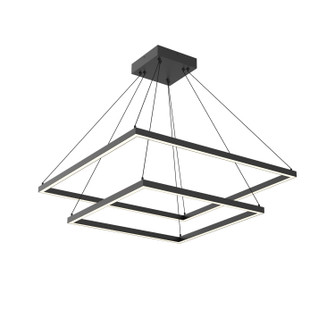 Piazza LED Chandelier in Black (347|CH88232-BK)