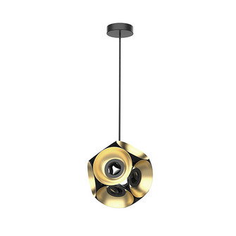 Magellan LED Chandelier in Black/Gold|Black/White (347|CH51224-BK/GD)