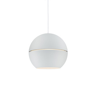 Lucas One Light Pendant in White (347|494016-WH)