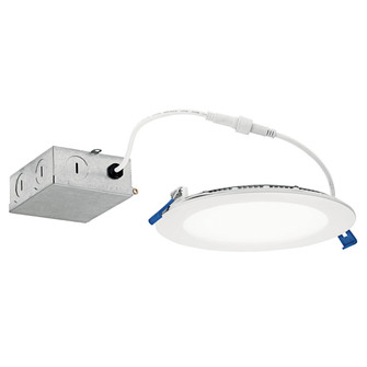 Direct To Ceiling Slim LED Slim Downlight in Textured White (12|DLSL06R2790WHT)