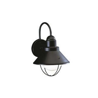 Seaside One Light Outdoor Wall Mount in Black (12|9022BK)