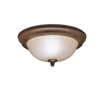 Two Light Flush Mount in Tannery Bronze (12|8653TZ)