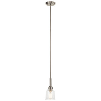 Aivian One Light Mini Pendant in Nickel Textured (12|52399NI)