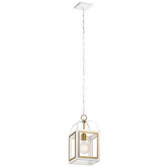 Vath One Light Pendant in White (12|52030WHNBR)