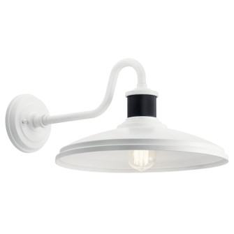 Allenbury One Light Outdoor Wall Mount in White (12|49981WH)
