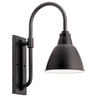 Pellinord One Light Outdoor Wall Mount in Black (12|49836BK)