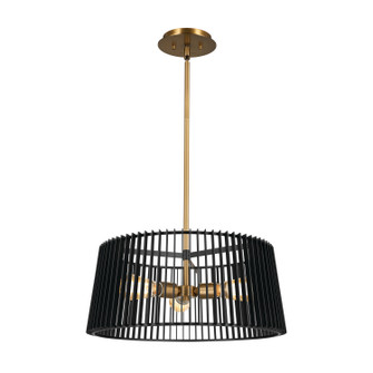 Linara Three Light Pendant in Black (12|44171BK)