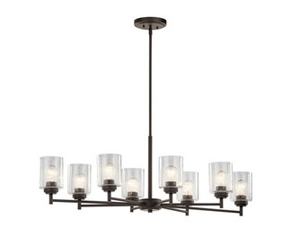 Winslow Eight Light Chandelier in Olde Bronze (12|44035OZ)