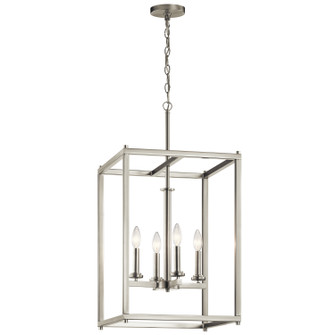 Crosby Four Light Foyer Pendant in Brushed Nickel (12|43998NI)