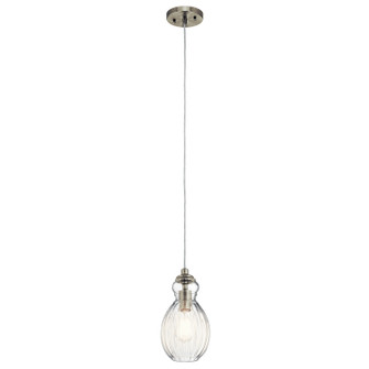 Riviera One Light Mini Pendant in Brushed Nickel (12|43959NI)