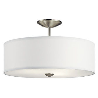 Shailene Three Light Semi Flush Mount in Brushed Nickel (12|43692NI)