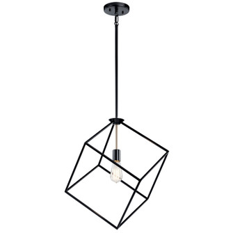 Cartone One Light Pendant in Black (12|42525BK)