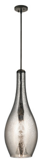 Everly One Light Pendant in Olde Bronze (12|42475OZMER)