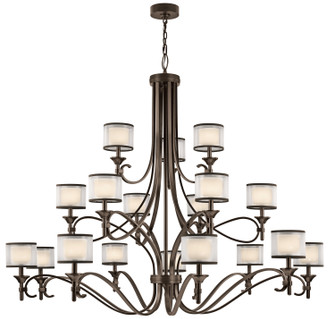 Lacey 18 Light Chandelier in Mission Bronze (12|42396MIZ)