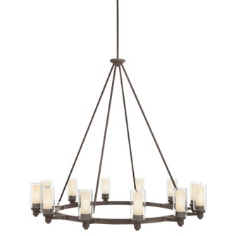 Circolo 12 Light Chandelier in Olde Bronze (12|2347OZ)