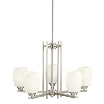 Eileen Five Light Chandelier in Brushed Nickel (12|1896NI)