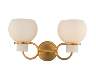 Ascher Two Light Wall Sconce in Winter Brass (33|513022WB)