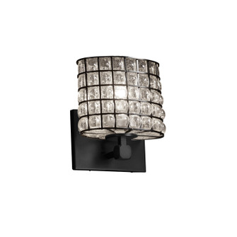 Wire Glass LED Wall Sconce in Matte Black (102|WGL-8427-30-GRCB-MBLK-LED1-700)