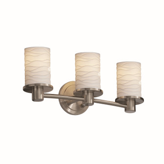 Limoges Three Light Bath Bar in Polished Chrome (102|POR-8513-10-WAVE-CROM)