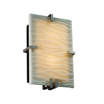 Porcelina LED Wall Sconce in Brushed Nickel (102|PNA-5551-WAVE-NCKL-LED2-2000)