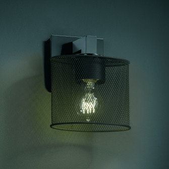 Wire Mesh One Light Wall Sconce in Matte Black (102|MSH-8931-30-MBLK)