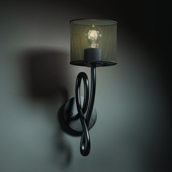 Wire Mesh One Light Wall Sconce in Matte Black (102|MSH-8911-30-MBLK)