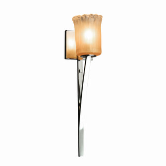 Veneto Luce One Light Wall Sconce in Polished Chrome (102|GLA-8791-16-GLDC-CROM)