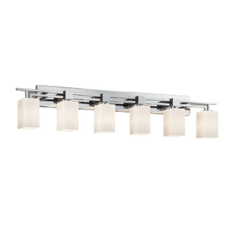 Fusion Six Light Bath Bar in Polished Chrome (102|FSN-8706-15-RBON-CROM)