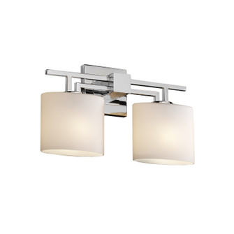 Fusion Two Light Bath Bar in Polished Chrome (102|FSN-8702-30-OPAL-CROM)