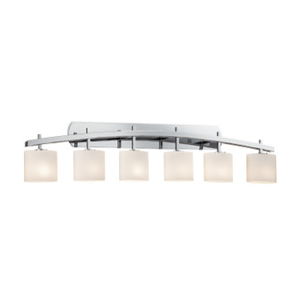 Fusion Six Light Bath Bar in Polished Chrome (102|FSN-8596-30-OPAL-CROM)