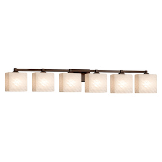 Fusion LED Bath Bar in Dark Bronze (102|FSN-8436-55-WEVE-DBRZ-LED6-4200)