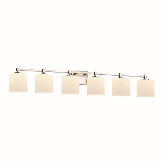 Fusion Six Light Bath Bar in Brushed Nickel (102|FSN-8426-30-OPAL-NCKL)