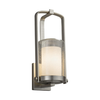 Fusion One Light Outdoor Wall Sconce in Brushed Nickel (102|FSN-7581W-10-OPAL-NCKL)