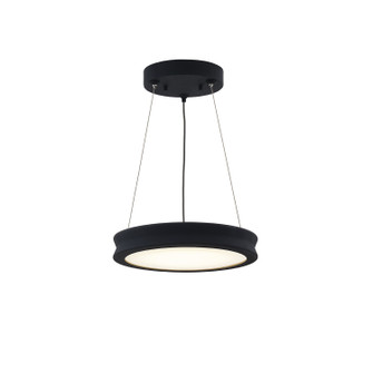 Fusion LED Pendant in Matte Black - Textured (102|FSN-4190-OPAL-MBTX)