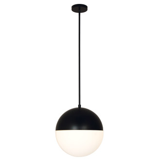 Fusion LED Pendant in Matte Black (102|FSN-4152-OPAL-MBLK)