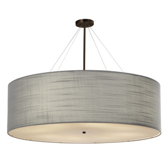 Textile Eight Light Pendant in Dark Bronze (102|FAB-9597-GRAY-DBRZ)