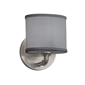 Textile LED Wall Sconce in Brushed Nickel (102|FAB-8467-30-GRAY-NCKL-LED1-700)