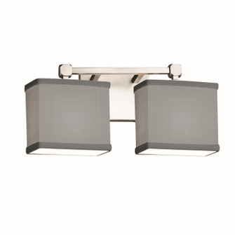 Textile Two Light Bath Bar in Brushed Nickel (102|FAB-8422-30-GRAY-NCKL)
