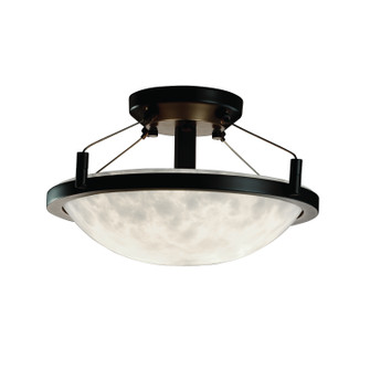 Clouds Two Light Semi-Flush Mount in Matte Black (102|CLD-9680-35-MBLK)