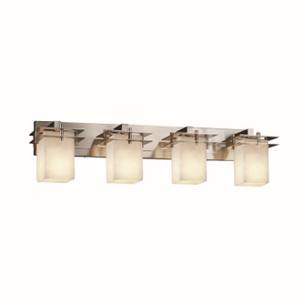 Clouds Four Light Bath Bar in Brushed Nickel (102|CLD-8174-15-NCKL)