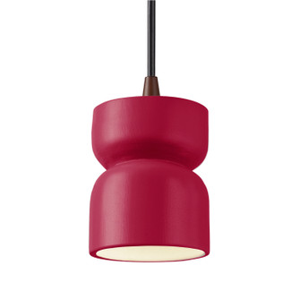 Radiance One Light Pendant in Cerise (102|CER-6500-CRSE-DBRZ-BKCD)