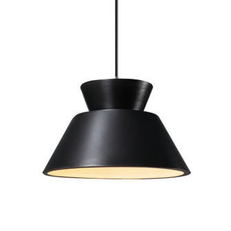 Radiance One Light Pendant in Carbon - Matte Black (102|CER-6420-CRB-NCKL-BKCD)