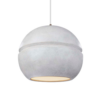 Radiance One Light Pendant in Concrete (102|CER-6415-CONC-DBRZ-WTCD)