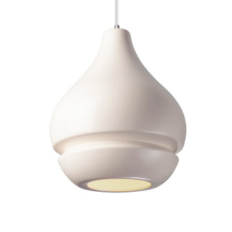 Radiance One Light Pendant in Matte White (102|CER-6400-MAT-CROM-WTCD)