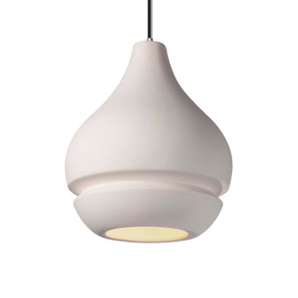 Radiance One Light Pendant in Bisque (102|CER-6400-BIS-CROM-BKCD)