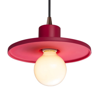 Radiance One Light Pendant in Cerise (102|CER-6325-CRSE-DBRZ-BKCD)