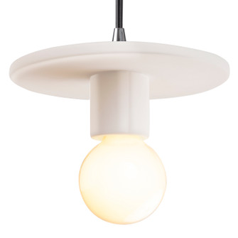 Radiance One Light Pendant in Matte White (102|CER-6320-MAT-CROM-BKCD)