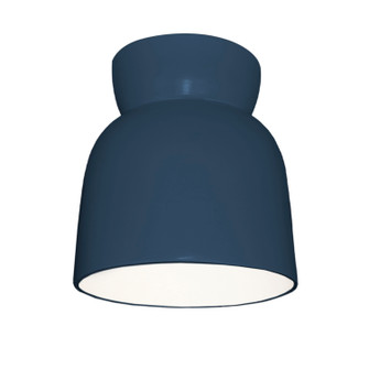 Radiance Collection One Light Flush-Mount in Midnight Sky with Matte White internal finish (102|CER-6190-MDMT)