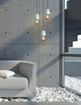 Euro Classics One Light Pendant in Bisque (102|CER-6011-BIS-DBRZ-BKCD)