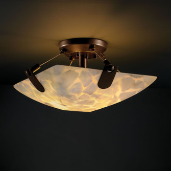 Alabaster Rocks Two Light Semi-Flush Mount in Dark Bronze (102|ALR-9610-25-DBRZ)